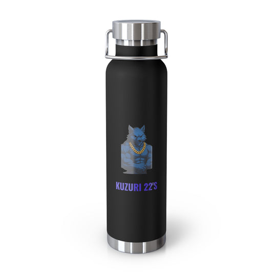 Kuzuri 22's Copper Insulated Water Bottle 22'oz