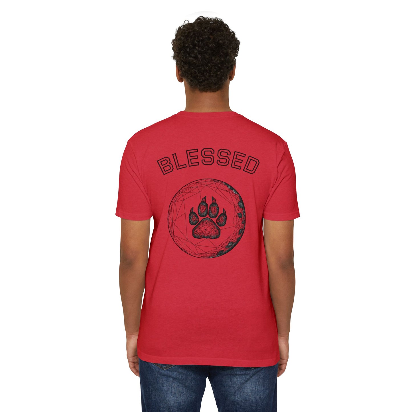 Wolf Print Kuzuri Athletics T-Shirt