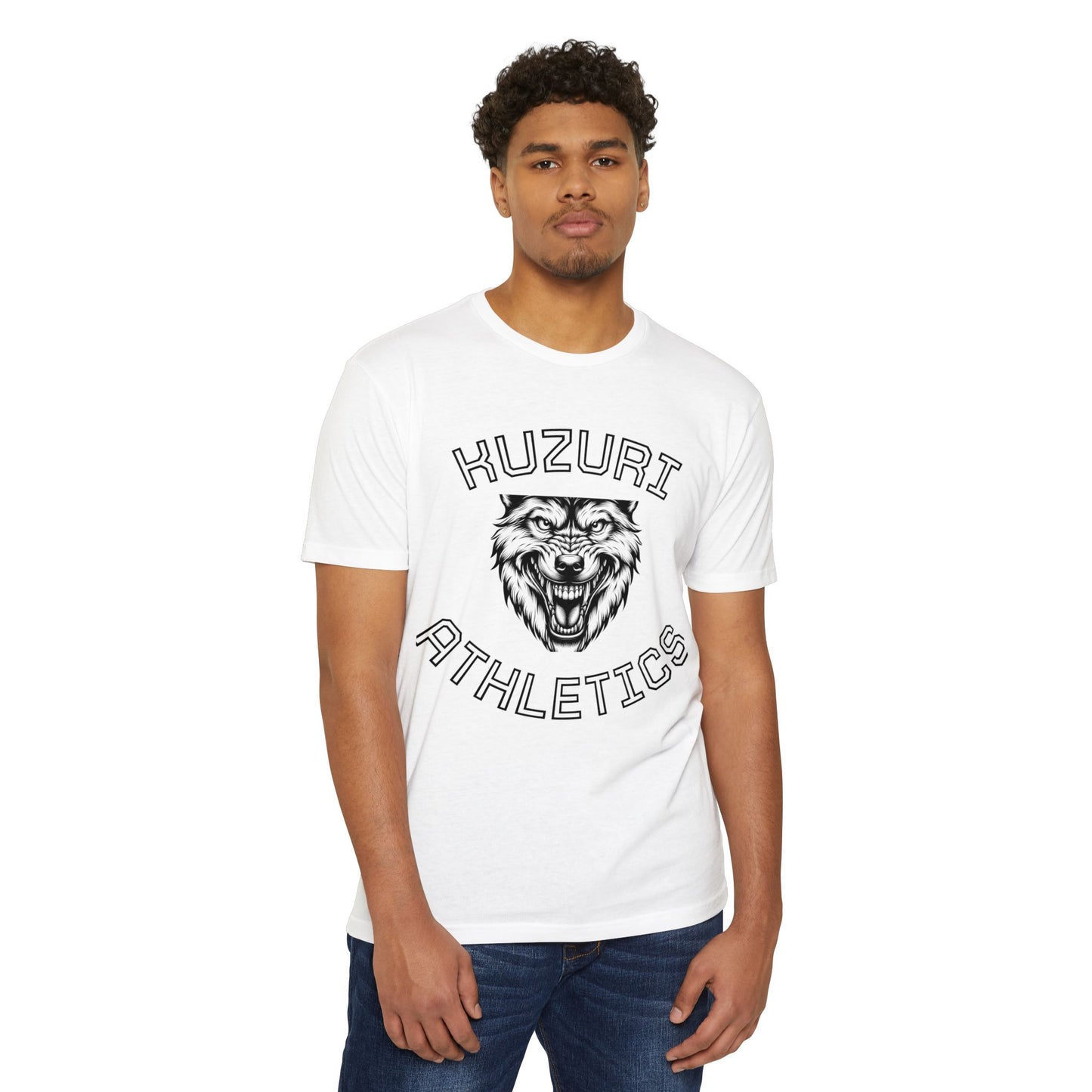 Wolf Print Kuzuri Athletics T-Shirt