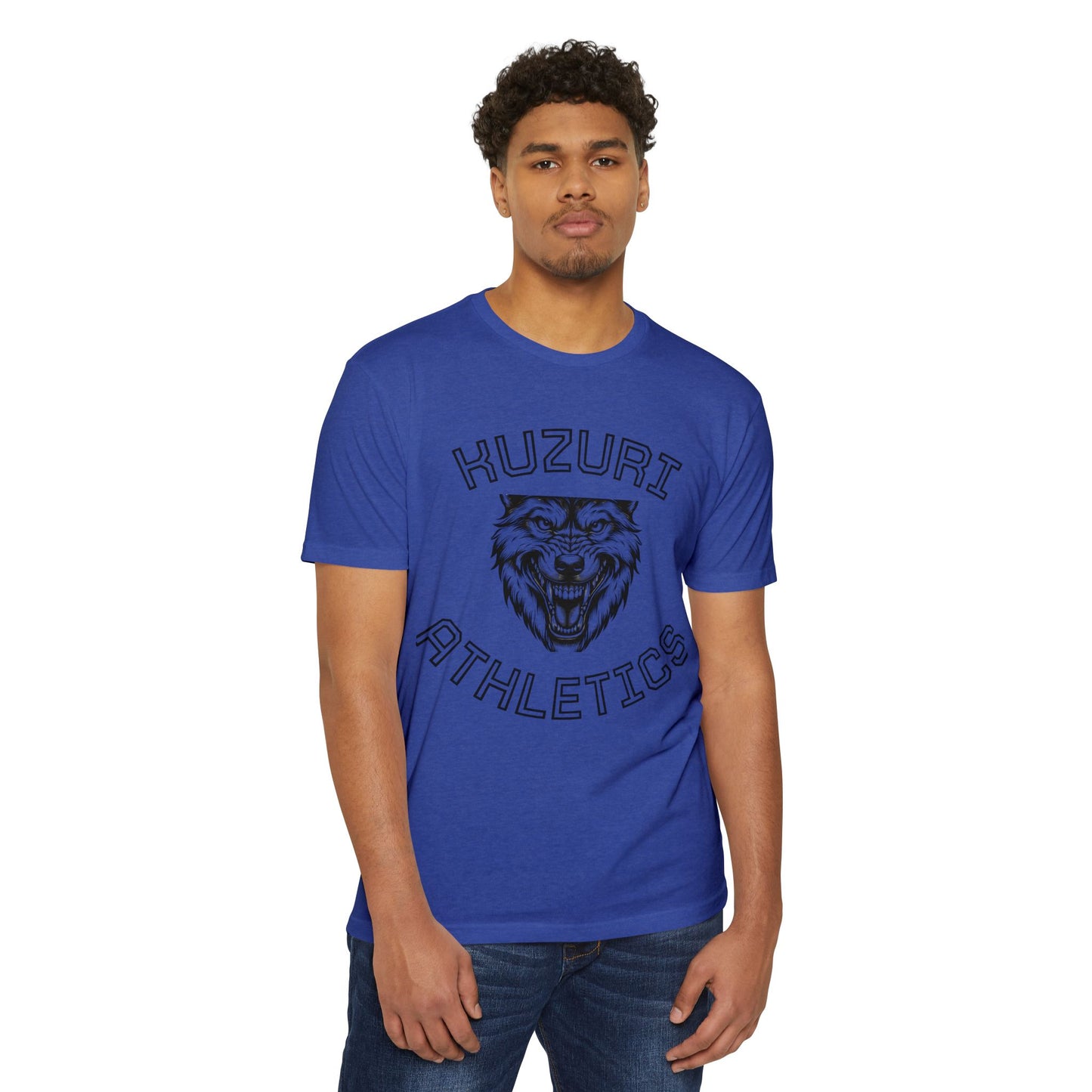 Wolf Print Kuzuri Athletics T-Shirt
