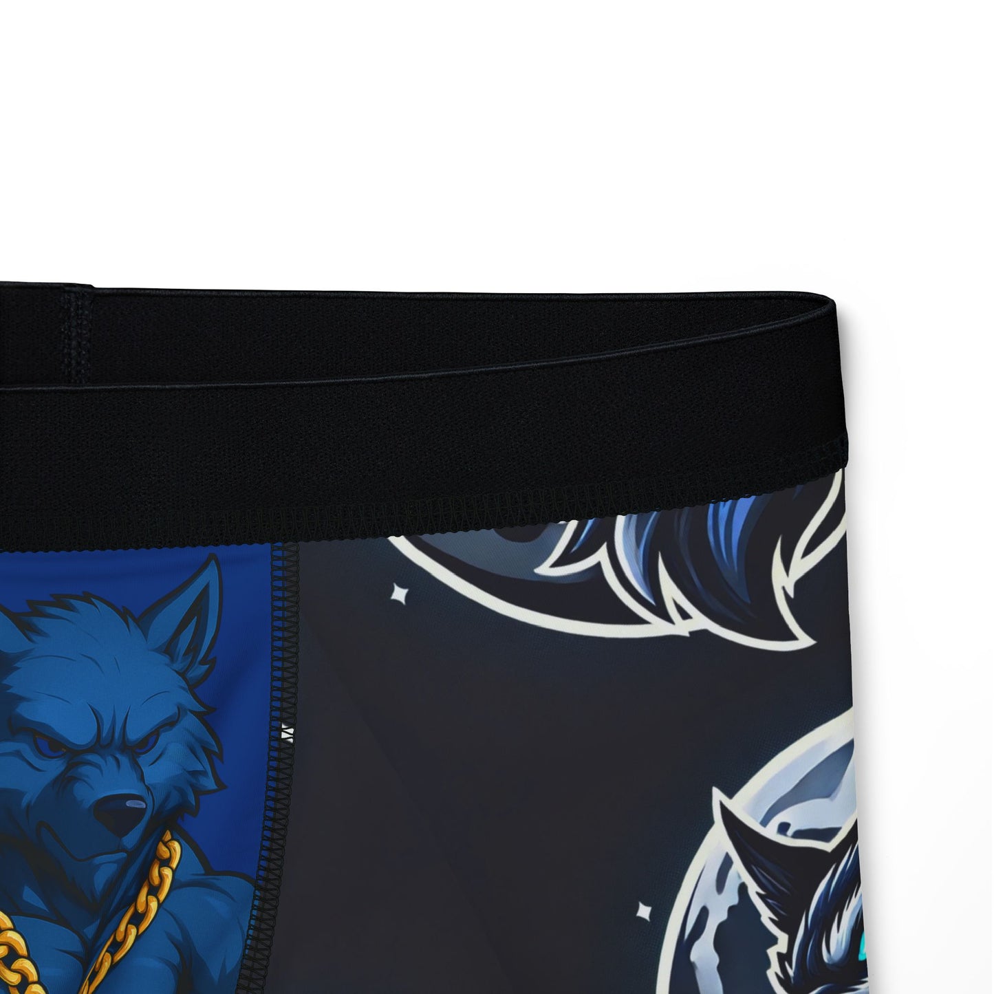 Men's Wolf Print Boxers, Stylish Underwear for Wolf Lovers, Unique Gift for Him, Fun Everyday Wear, Comfortable AOP Boxer Shorts
