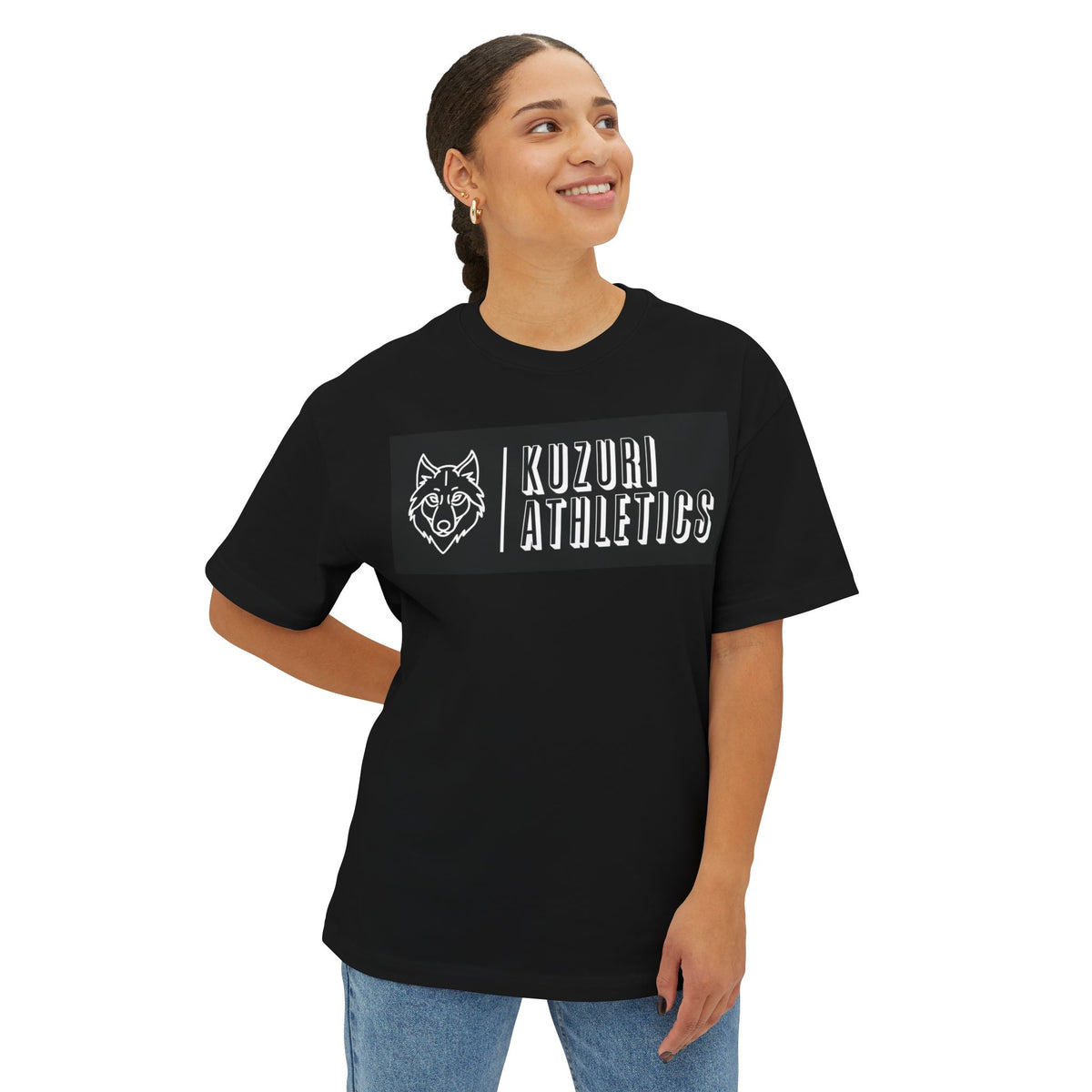 Kuzuri Athletics Unisex Oversized Boxy Tee