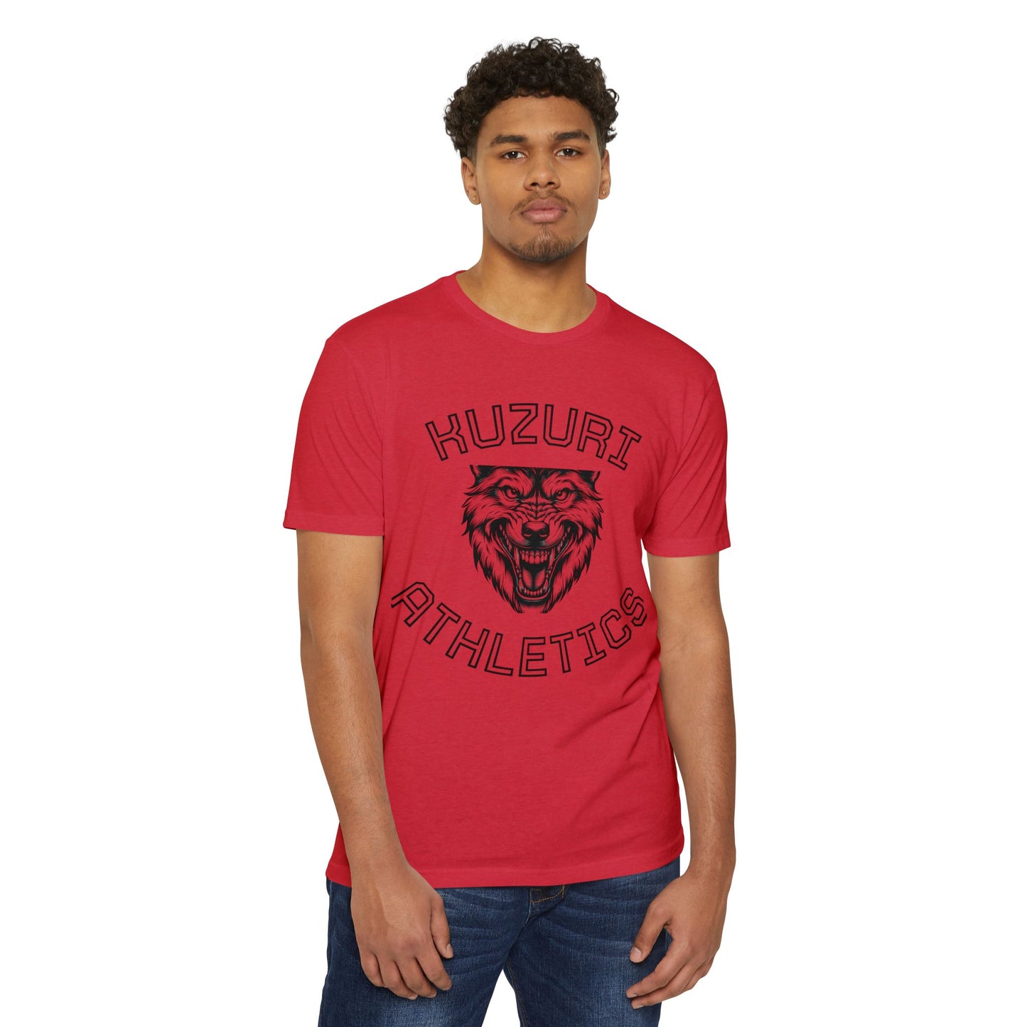 Wolf Print Kuzuri Athletics T-Shirt