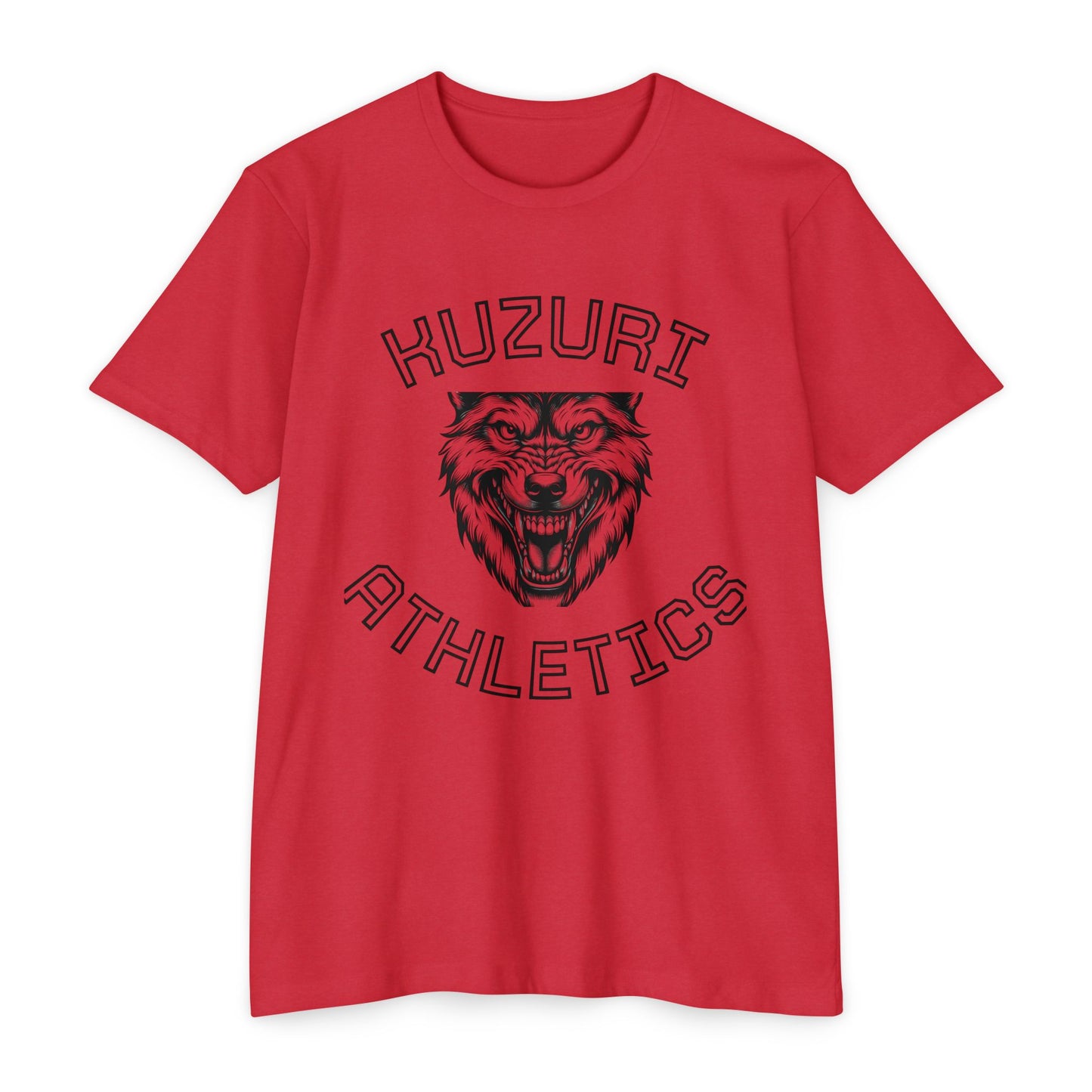 Wolf Print Kuzuri Athletics T-Shirt
